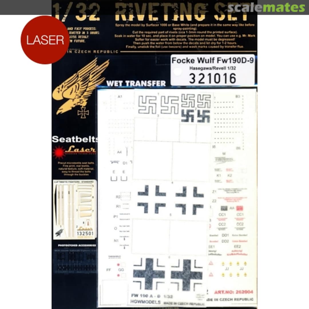 Boxart FockeWulf Fw190D-9 SUPER DETAIL SET 321016 HGW Models Boxart FockeWulf Fw190D-9 SUPER DETAIL SET 321016 HGW Models
