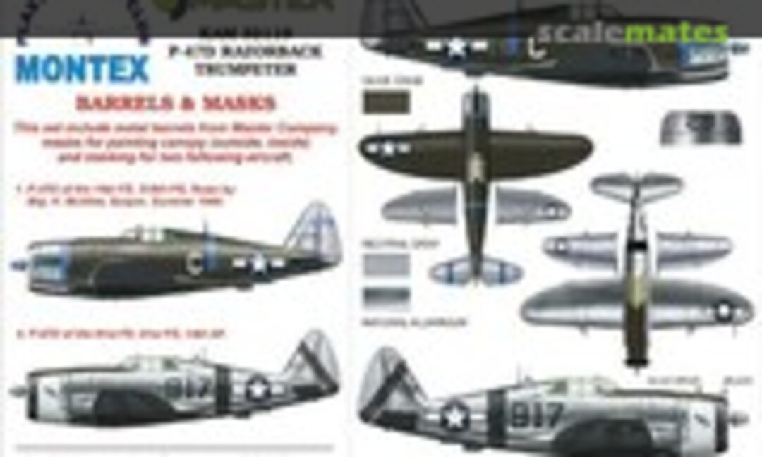 1:32 Republic P-47D Thunderbolt (Montex KAM32119) KAM32119