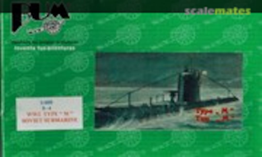 1:400 WW2 Type "M" Soviet Submarine (Bum 1400S-4) 1400S-4
