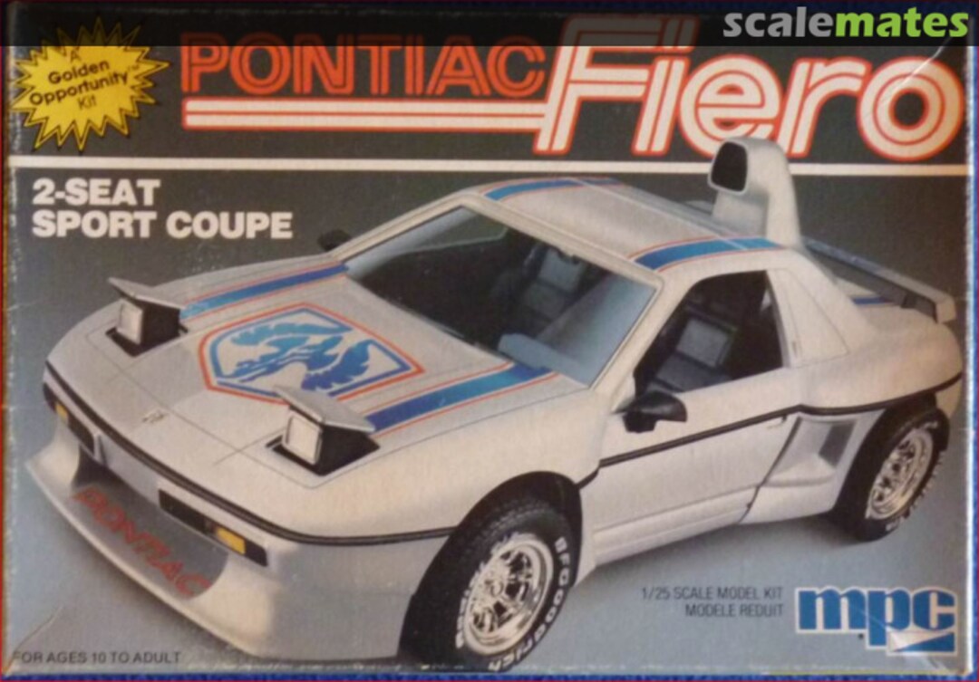 Boxart Pontiac Fiero 6309 MPC/Ertl Boxart Pontiac Fiero 6309 MPC/Ertl