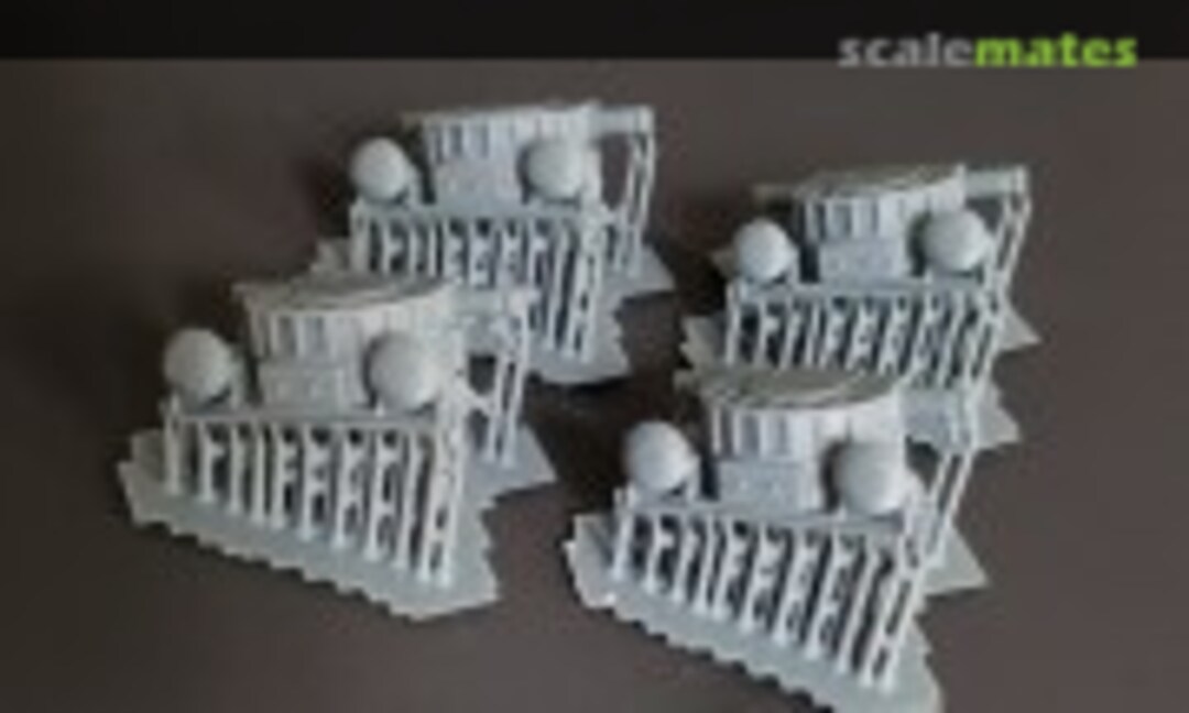 1:200 HACS Mk.VI Fire Control Directors (Model Monkey 200-HACS Mk.VI-4) 200-HACS Mk.VI-4