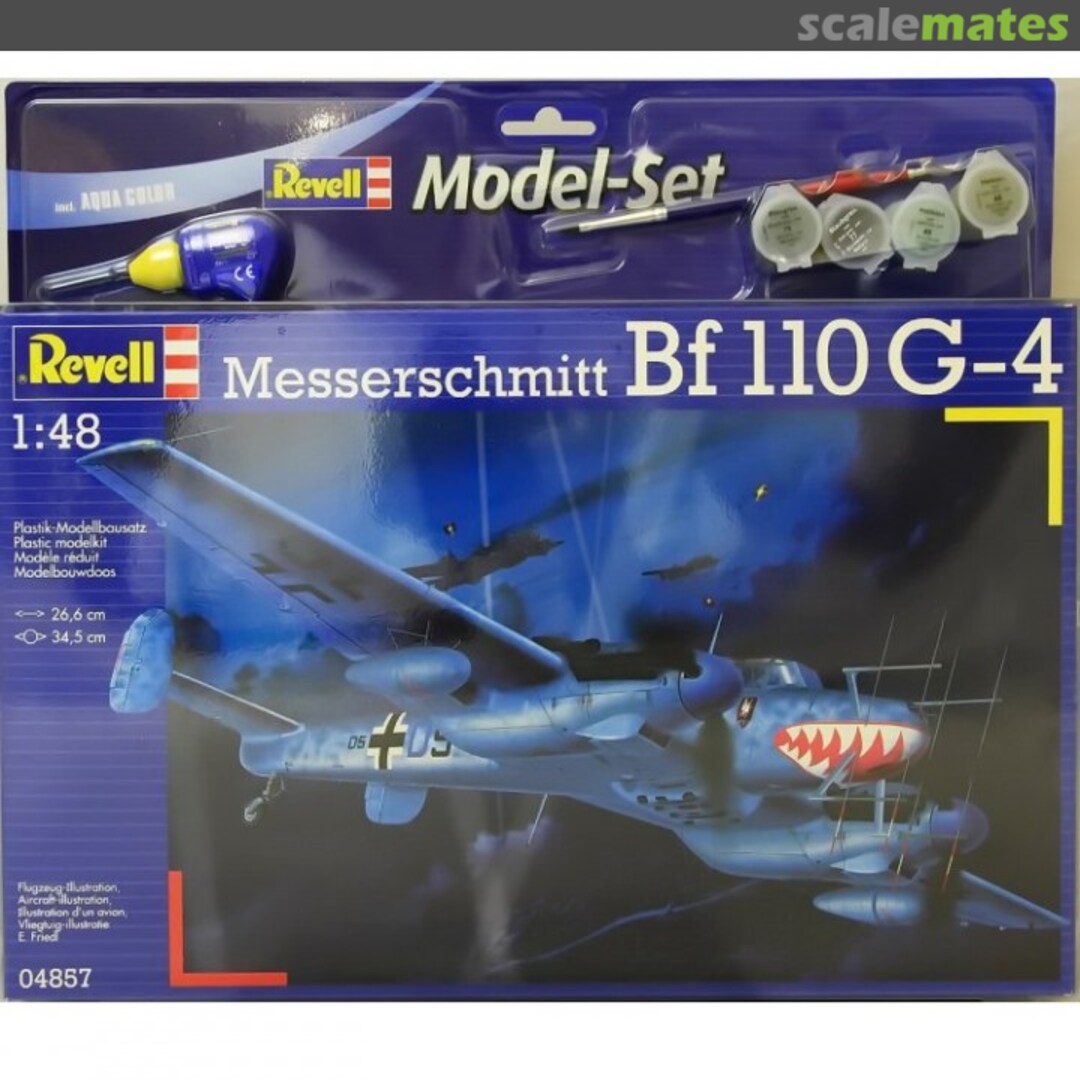Boxart Messerschmitt Bf 110 G-4 04857 Revell Boxart Messerschmitt Bf 110 G-4 04857 Revell