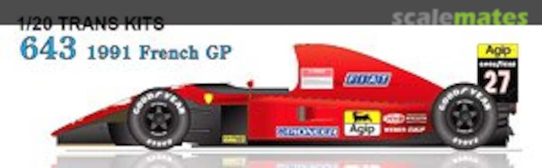 Boxart Ferrari 643 France GP 1991 Conversion Kit (for Tamiya) ST27-TK2076 Studio27 Boxart Ferrari 643 France GP 1991 Conversion Kit (for Tamiya) ST27-TK2076 Studio27