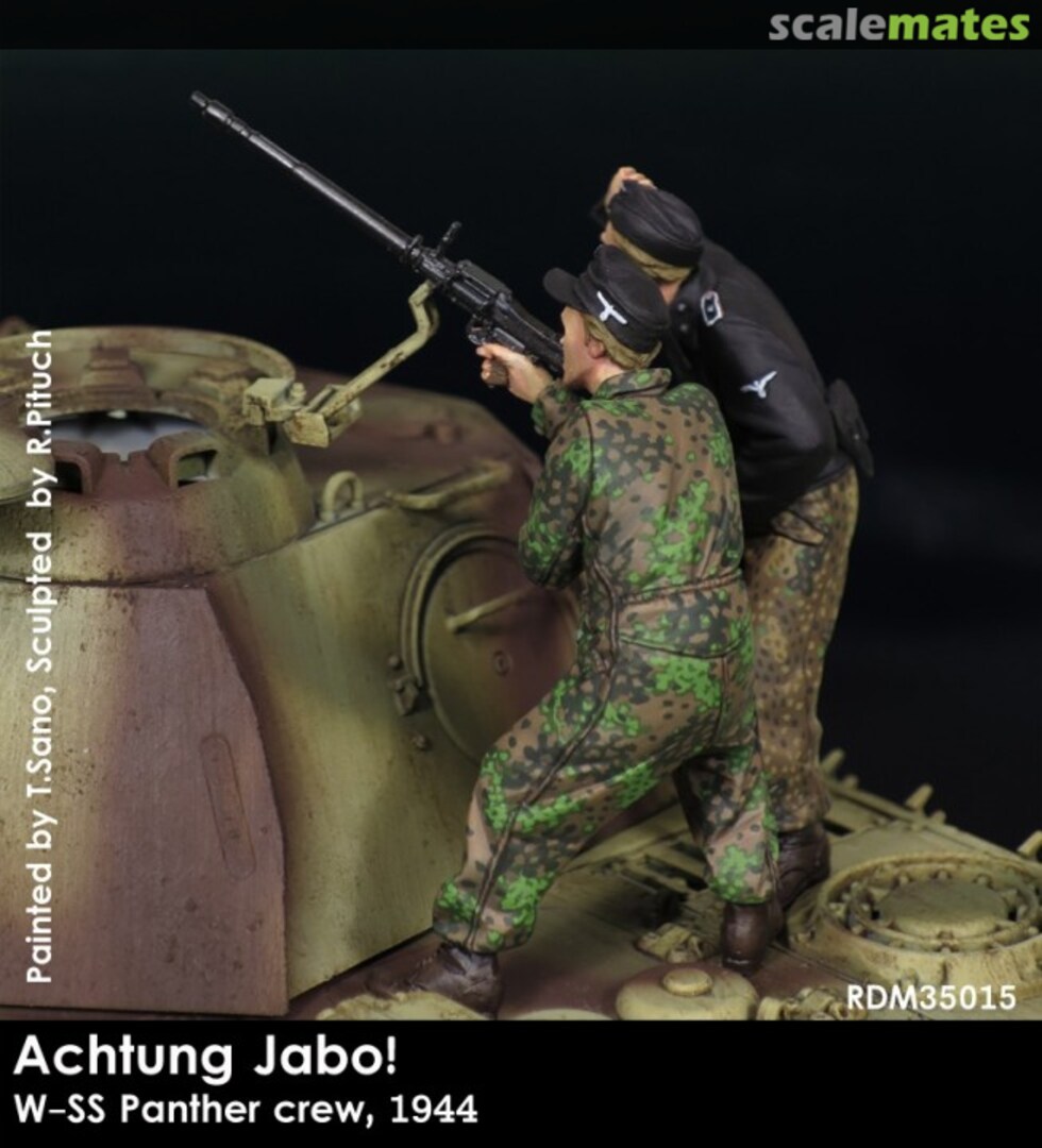 Boxart ACHTUNG JABO! W-SS Panther crew, 1944 RDM35015 Rado Miniatures Boxart ACHTUNG JABO! W-SS Panther crew, 1944 RDM35015 Rado Miniatures