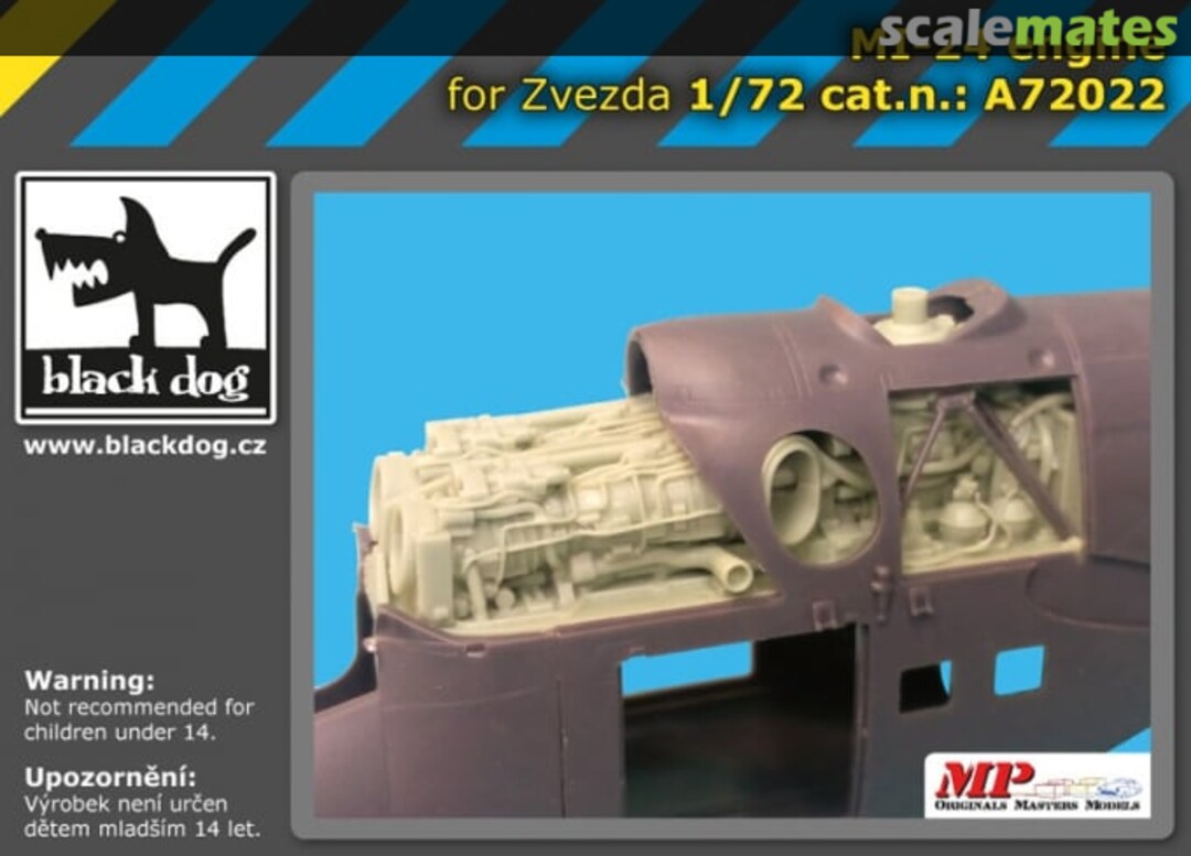 Boxart Mi-24 engine A72022 Black Dog Boxart Mi-24 engine A72022 Black Dog
