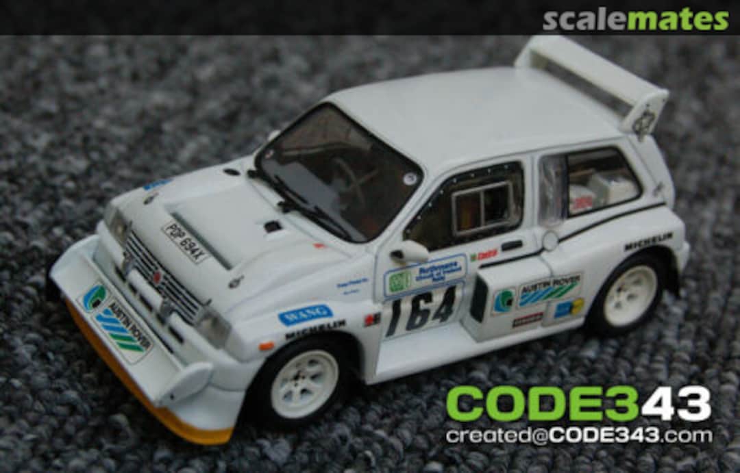 Boxart MG Metro 6R4 (PDP 694X) "AUSTIN ROVER" CODE343 Boxart MG Metro 6R4 (PDP 694X) "AUSTIN ROVER" CODE343