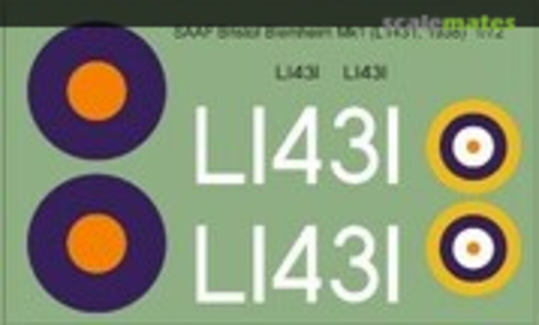 1:72 SAAF Bristol Blenheim Mk1 (MAV Decals MAV-720256) MAV-720256