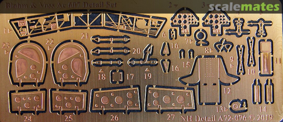 Boxart Blohm & Voss AE607 Detail Set A72-076 NH Detail Boxart Blohm & Voss AE607 Detail Set A72-076 NH Detail