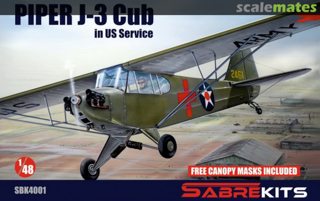 Boxart Piper J-3 Cub SBK4001 SabreKits Boxart Piper J-3 Cub SBK4001 SabreKits