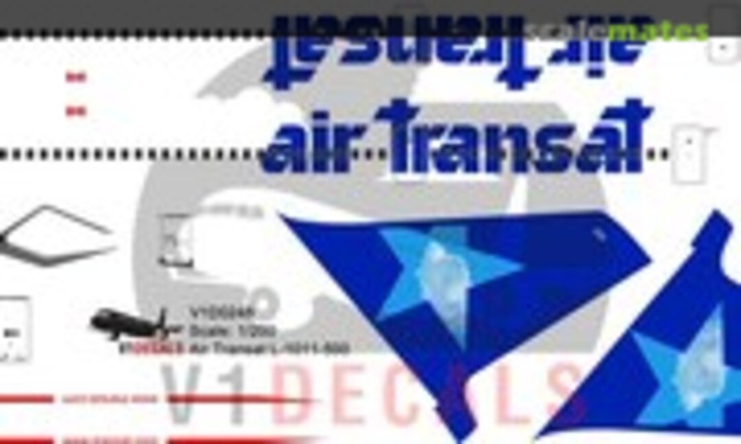 1:200 Air Transat Lockheed L-1011-500 Tristar (V1 Decals V1D0248-200) V1D0248-200