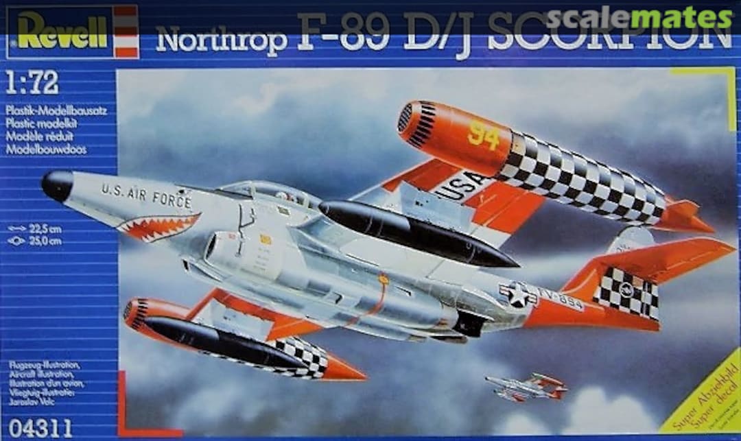 Boxart Northrop F-89D/J Scorpion 04311 Revell