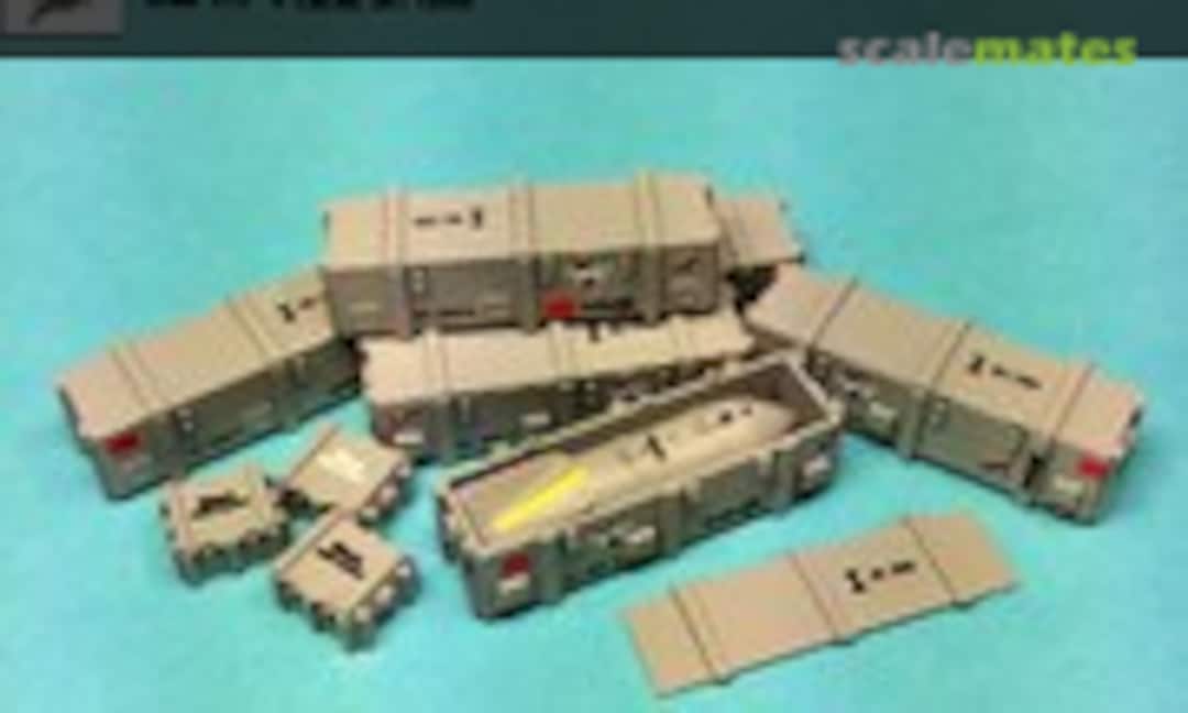 1:72 German WWII Luftwaffe SC-250 Bomb Crates with SC-250 Bombs (J.K. Resin 72040) 72040