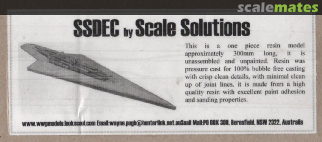 Boxart Super Star Destroyer EXECUTER Scale Solutions Boxart Super Star Destroyer EXECUTER Scale Solutions