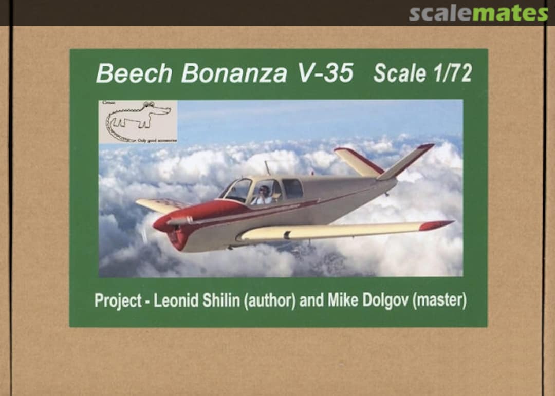 Boxart Beech Bonanza V-35 CMD72046 Croco Models Boxart Beech Bonanza V-35 CMD72046 Croco Models
