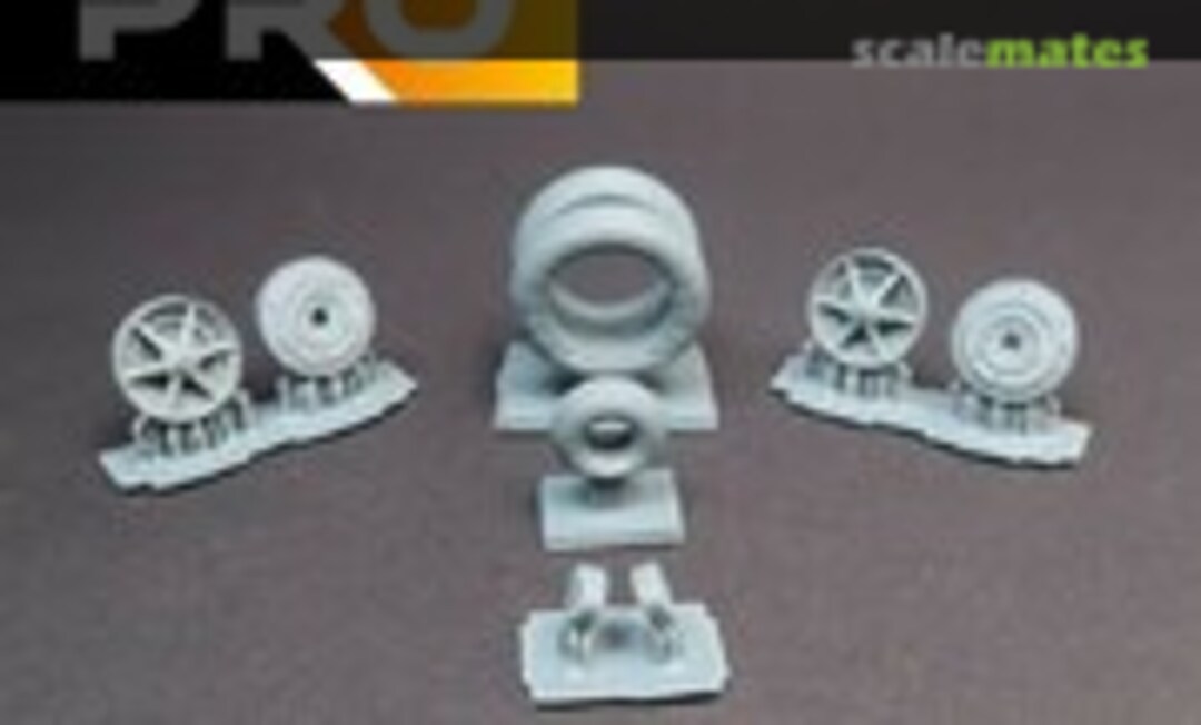 1:32 Bf109G2/4 -Wheelset (Airscale 3D32 109WHL) 3D32 109WHL