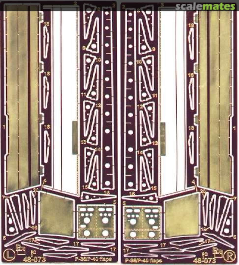 Boxart P-36/H-75/P-40 S48-073 Part Boxart P-36/H-75/P-40 S48-073 Part