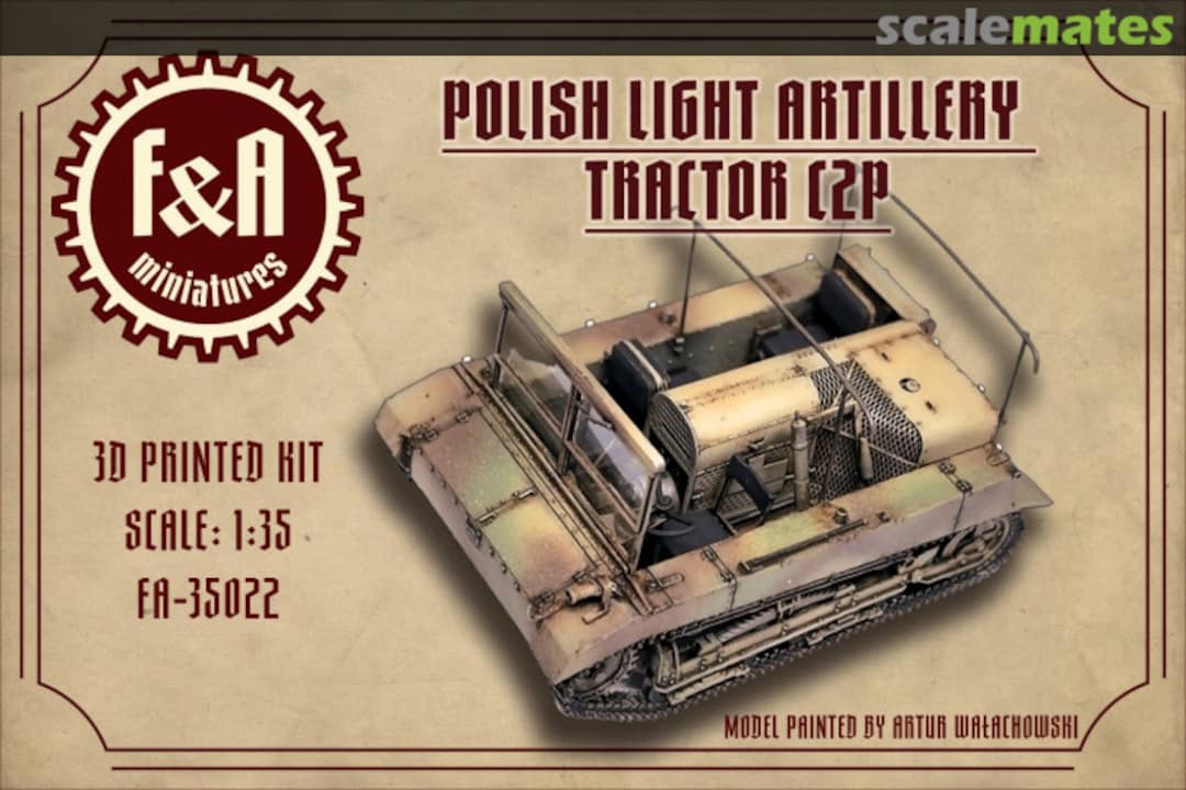 Boxart Polish Light Artillery Tractor C2P FA-35022 F&A Miniatures Boxart Polish Light Artillery Tractor C2P FA-35022 F&A Miniatures