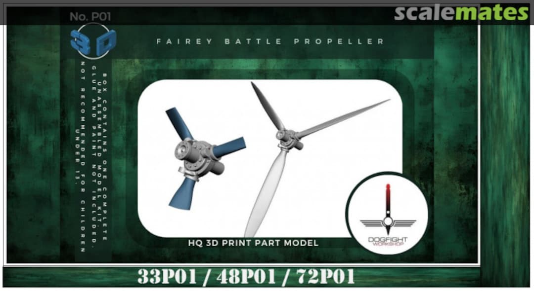 Boxart Fairey Battle propeller 48P01 Dogfight Workshop