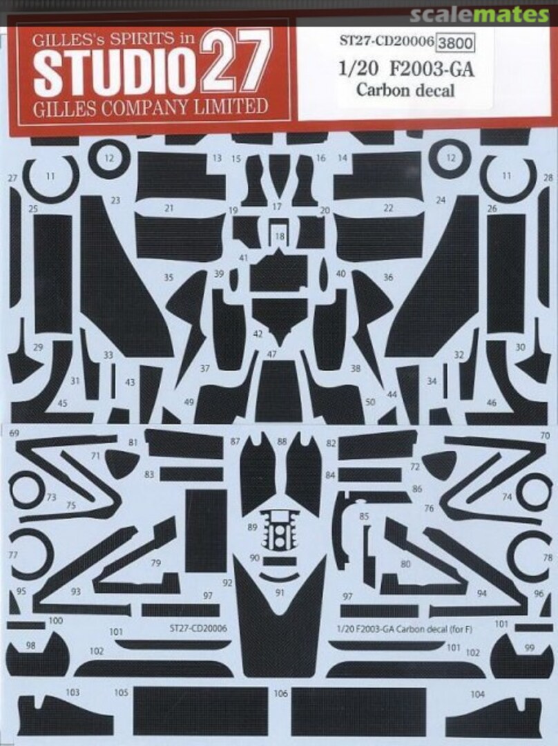 Boxart Ferrari F2003-GA ST27-CD20006 Studio27