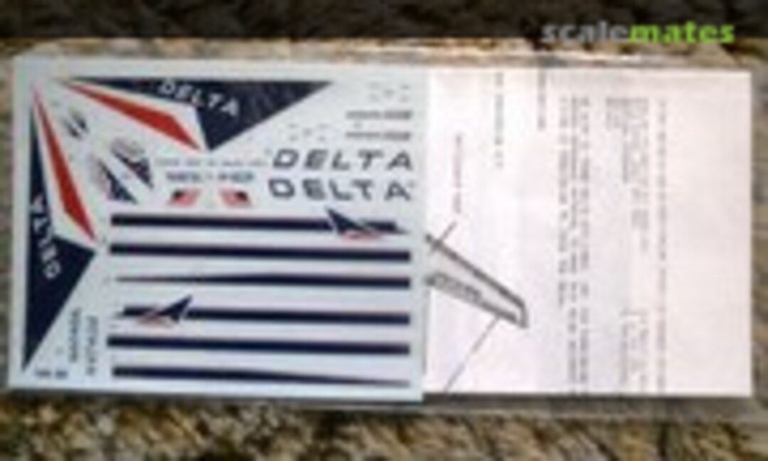 1:144 Boeing 727-200 Delta Airlines (Fowler Aviation Decals 09) 09
