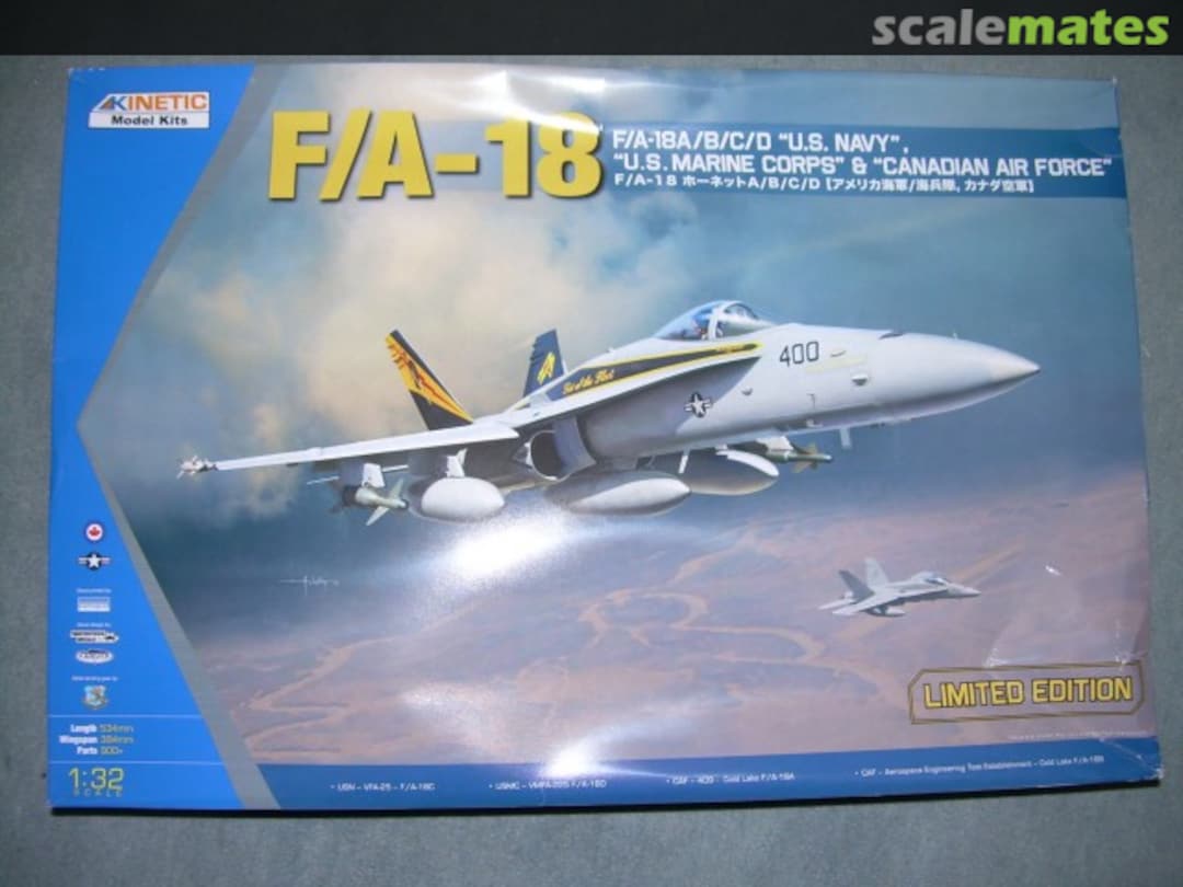 Boxart F/A-18 A/B/C/D K3204 Kinetic Boxart F/A-18 A/B/C/D K3204 Kinetic