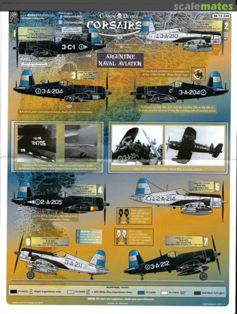 Boxart Cunning Devils Corsairs 72-042 Aztec Models Boxart Cunning Devils Corsairs 72-042 Aztec Models