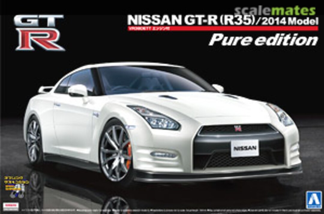 Boxart Nissan GT-R R35 Pure Edition 2014 w/Engine 011324 Aoshima Boxart Nissan GT-R R35 Pure Edition 2014 w/Engine 011324 Aoshima