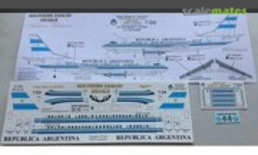 1:144 Boeing 737-500: Presidencia de la Nacion "T-04" (Southern Eagles Decals 144-074)