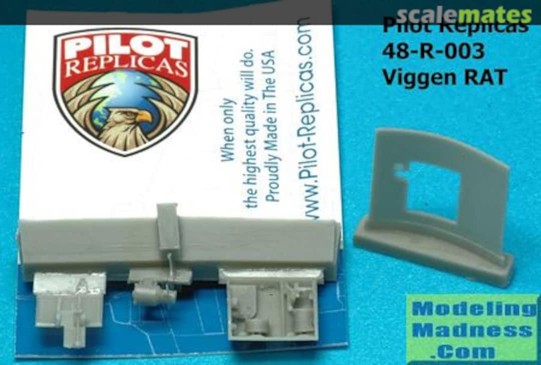 Boxart Saab AJ-37/JA-37 Viggen RAT Unit 48-R-003 Pilot Replicas