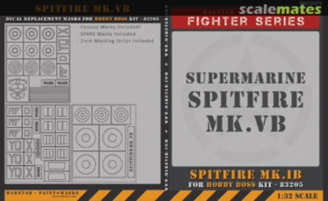 Boxart Supermarine Spitfire Mk.Vb MM32079K Maketar Boxart Supermarine Spitfire Mk.Vb MM32079K Maketar