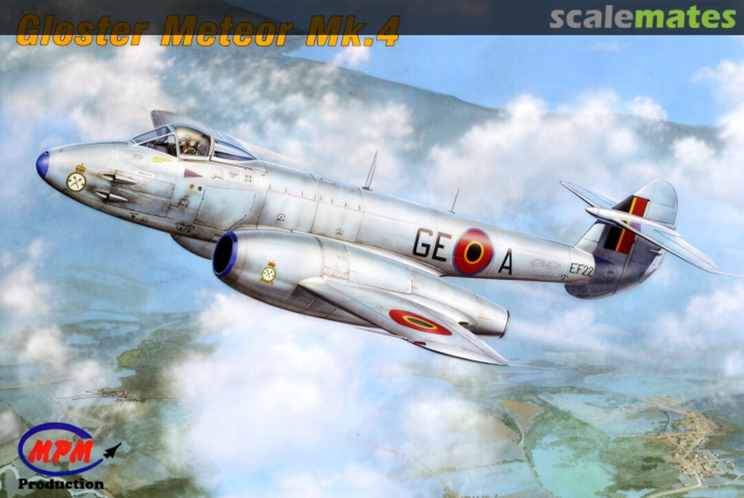 Boxart Gloster Meteor Mk.4 72558 MPM Production