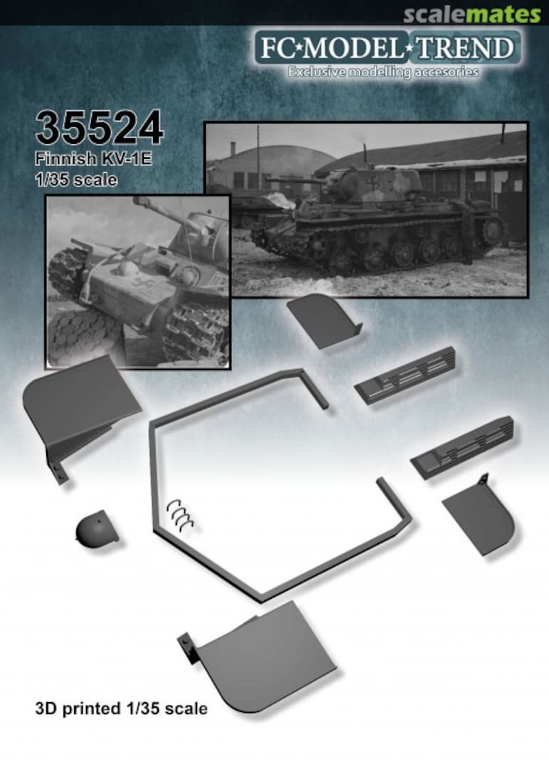 Boxart Finnish KV-1E 35524 FC Model Trend Boxart Finnish KV-1E 35524 FC Model Trend
