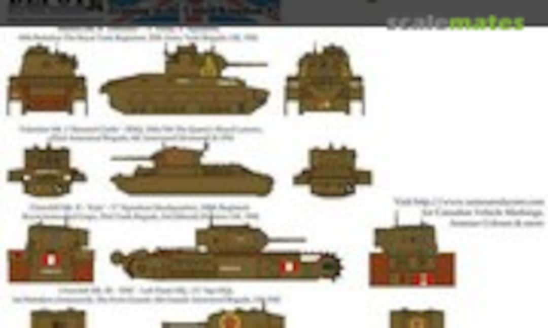 1:35 British Tanks - Training in the United Kingdom #2 (Quartermaster's Depot 35091) 35091
