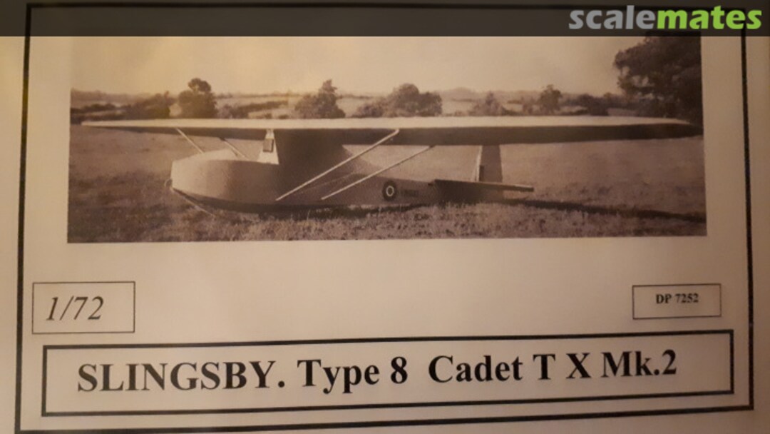 Boxart Slingsby type 8 Cadet T.X Mk.2 DP7252 Dujin Boxart Slingsby type 8 Cadet T.X Mk.2 DP7252 Dujin