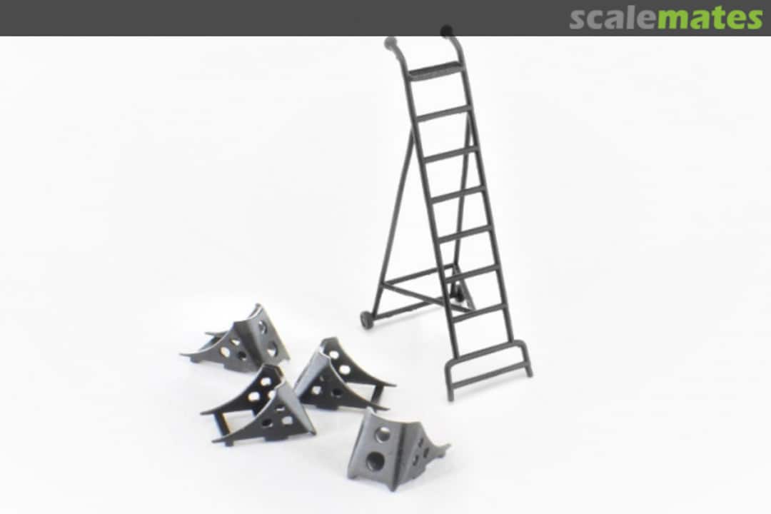 Boxart MiG-21 Ladder + Chocks Set LP48010 LP Models Boxart MiG-21 Ladder + Chocks Set LP48010 LP Models