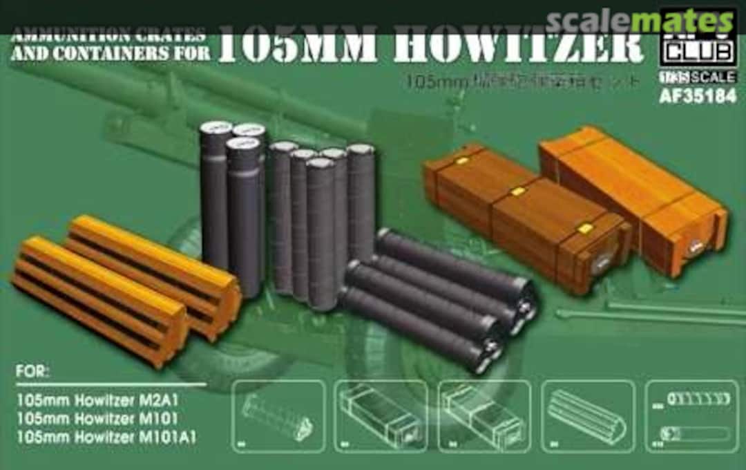 Boxart 105mm Howitzer AF35184 AFV Club Boxart 105mm Howitzer AF35184 AFV Club