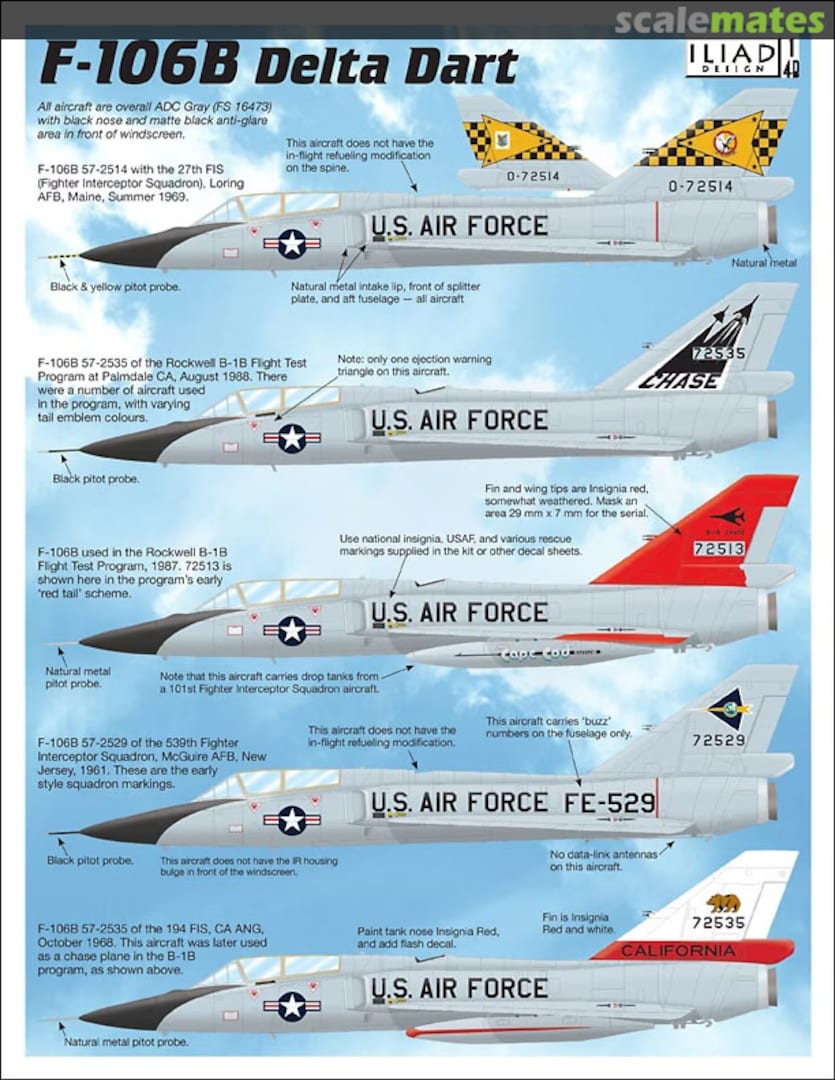 Contents F-106B Delta Dart 48037 Iliad Design Contents F-106B Delta Dart 48037 Iliad Design