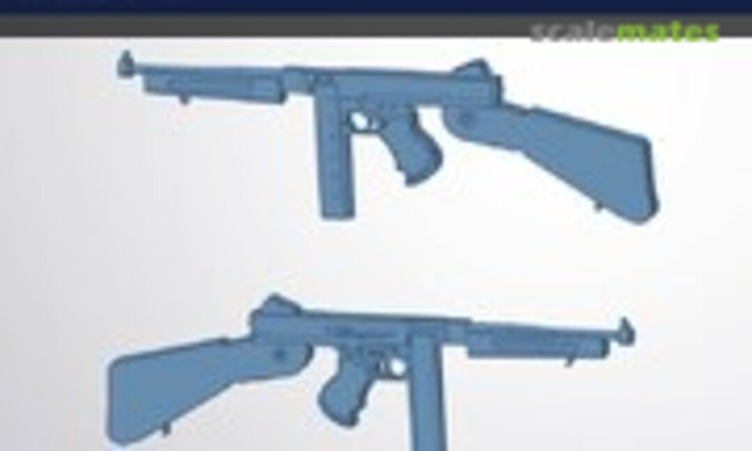 1:35 THOMPSON M1A1 Submachine Gun (3D MicroCosmos MC-35-97) MC-35-97