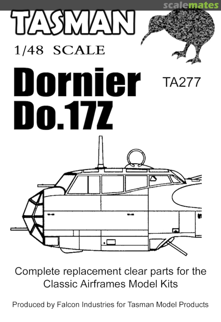 Boxart Dornier Do.17Z TA277 Tasman Model Products Boxart Dornier Do.17Z TA277 Tasman Model Products