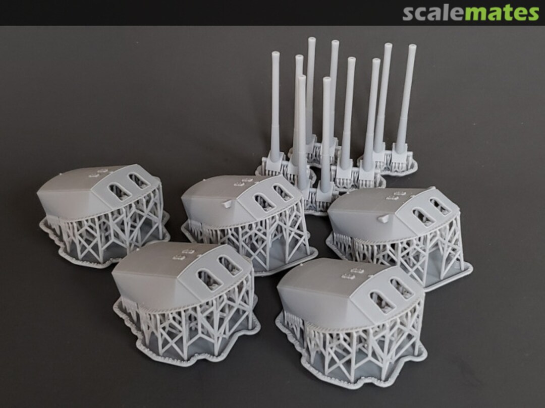 Boxart USS New York BB-34 and USS Texas BB-35 Turrets 192-BB34 BB35 turrets Model Monkey Boxart USS New York BB-34 and USS Texas BB-35 Turrets 192-BB34 BB35 turrets Model Monkey