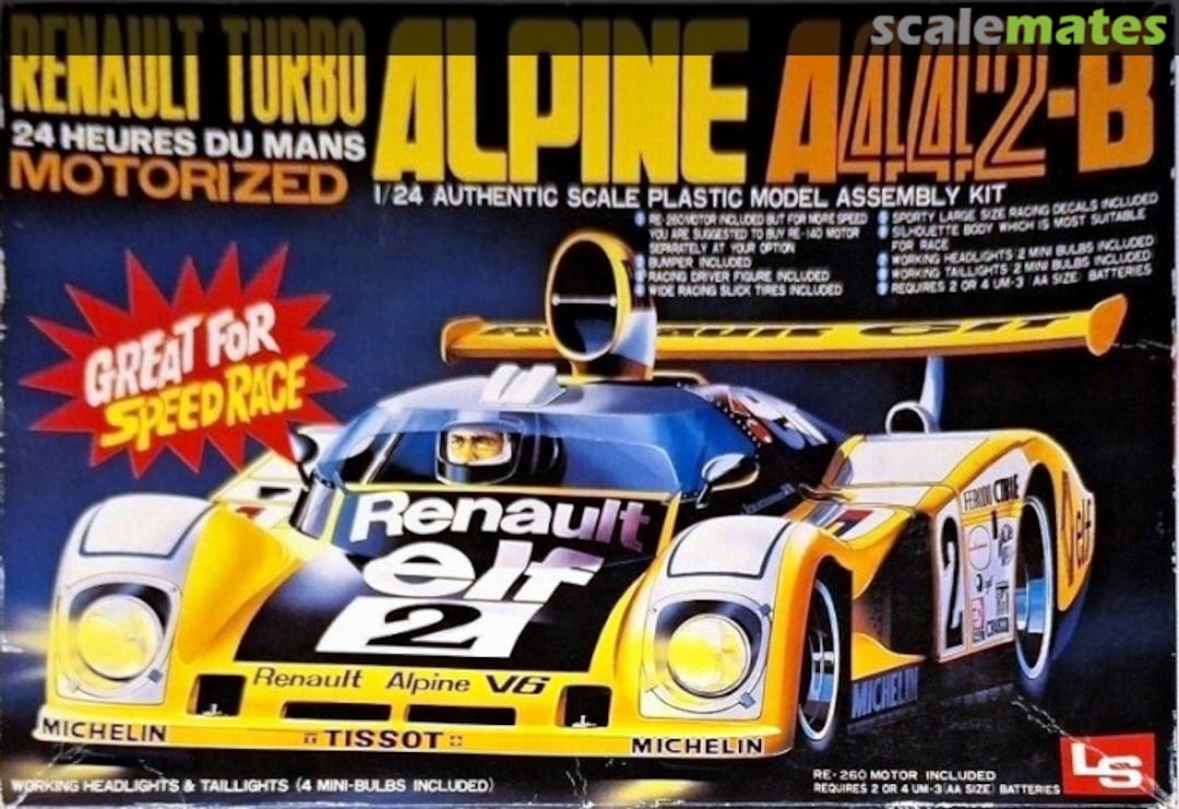 Boxart Renault Turbo Alpine A442-B C525 LS Boxart Renault Turbo Alpine A442-B C525 LS