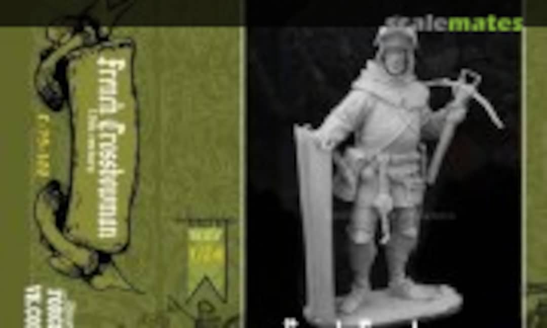 75mm French Crossbowman (Medieval Forge Miniatures C-75-109) C-75-109