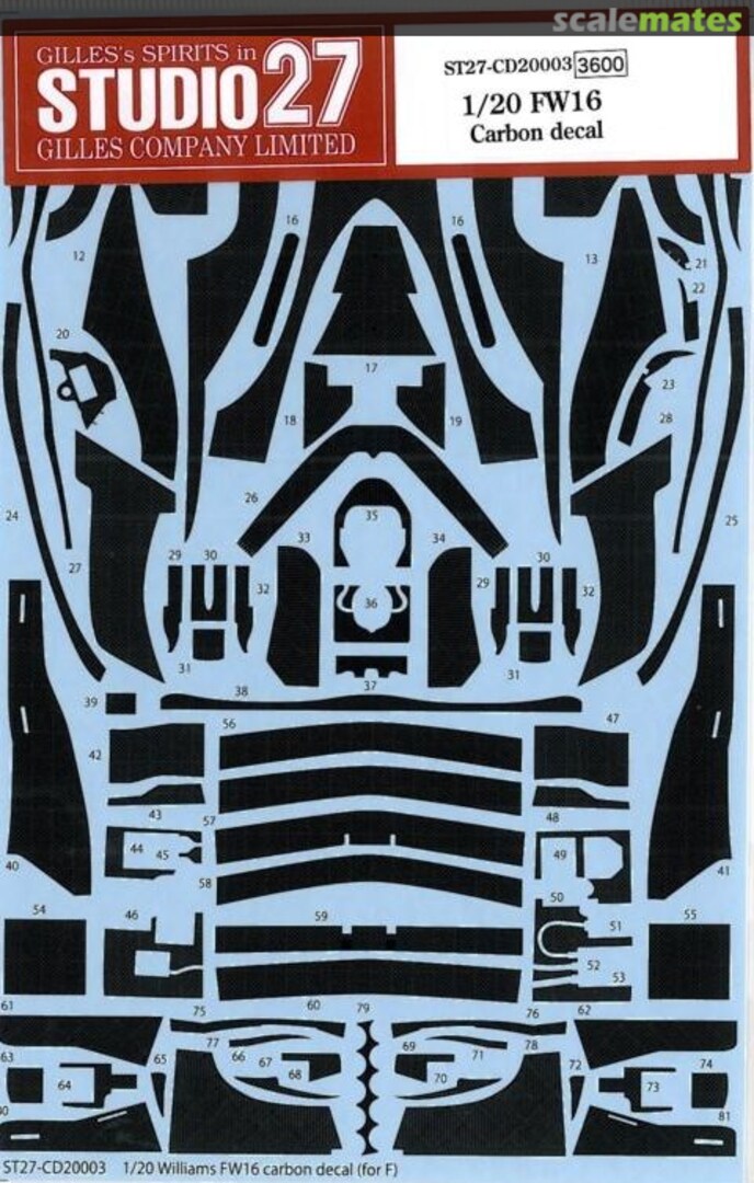 Boxart Williams FW16 ST27-CD20003 Studio27 Boxart Williams FW16 ST27-CD20003 Studio27