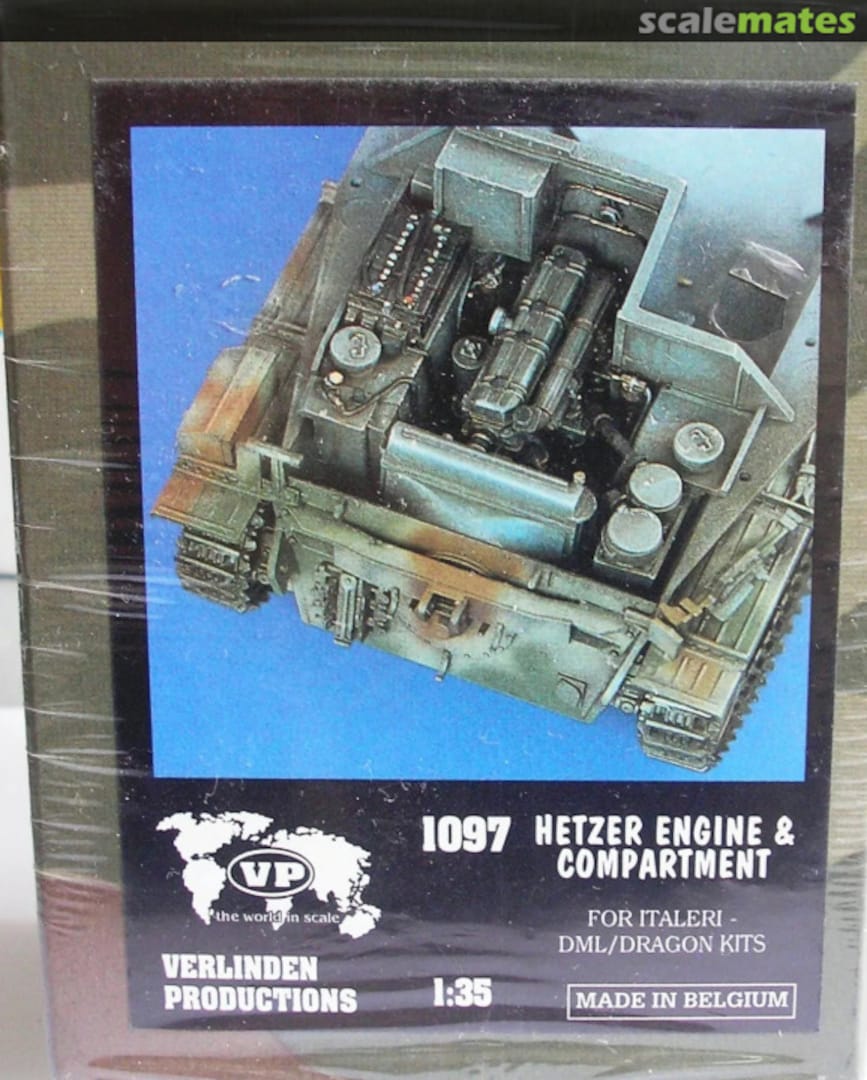 Boxart Hetzer Engine & Compartment 1097 Verlinden Productions Boxart Hetzer Engine & Compartment 1097 Verlinden Productions