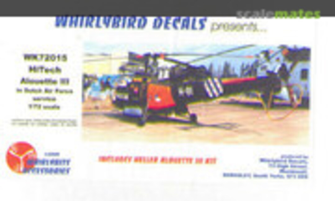 1:72 Alouette III (Whirlybird WK72015)
