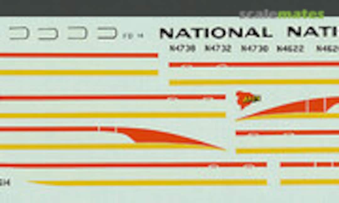 1:144 Boeing 727 National Airlines (Fowler Aviation Decals 14) 14
