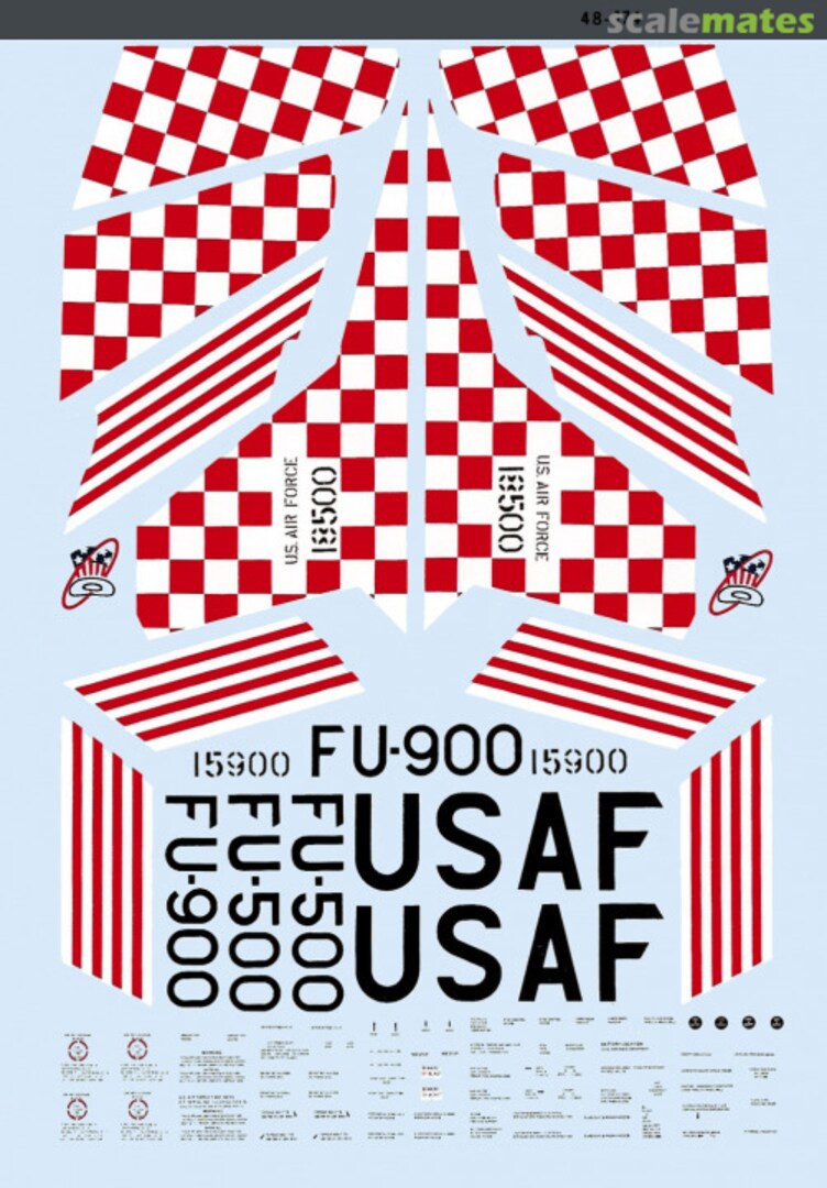 Boxart F-86D Sabre Dogs 48-174 Microscale