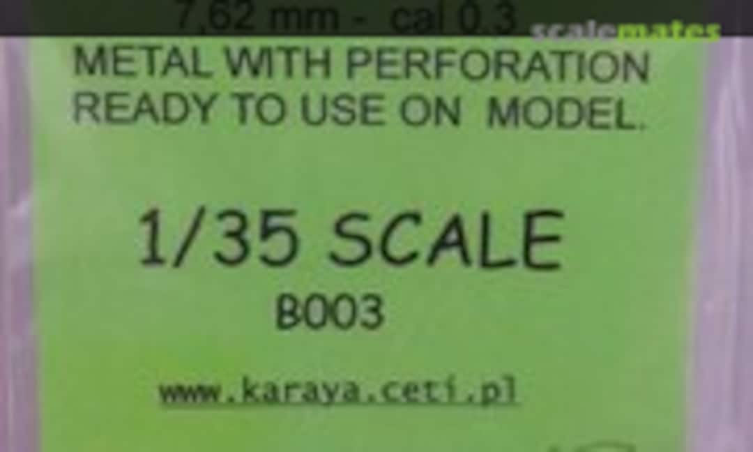 1:35 Barrels For Browning M1919A4 (Karaya B003) B003