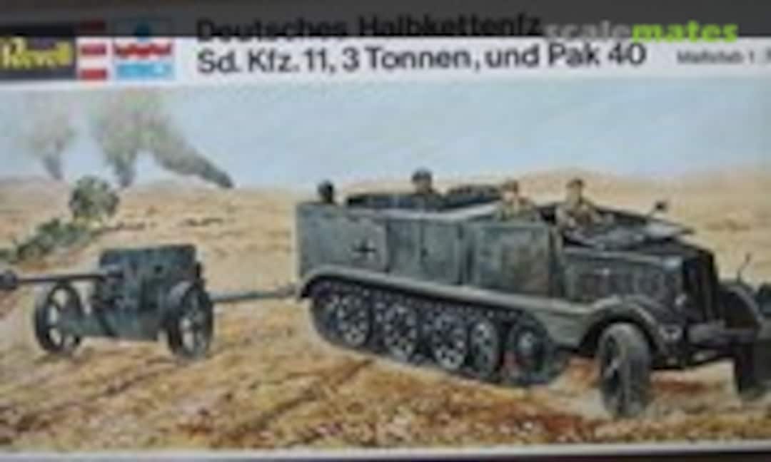 1:72 Halbkettenfz. 3 Tonnen Sd.Kfz. 11und Pak 40 (Revell/ESCI H-2355)