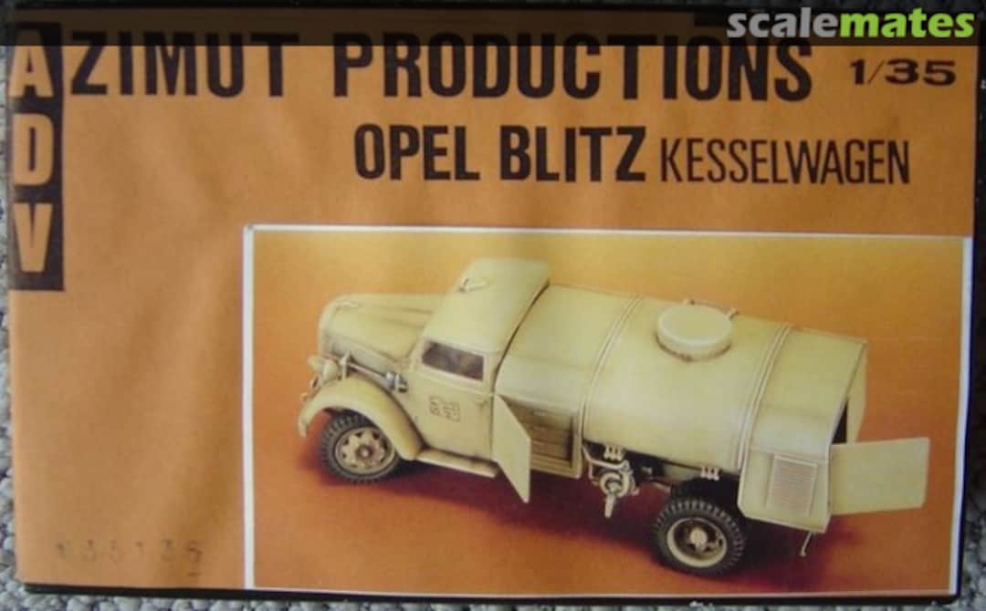 Boxart Opel Blitz Kesselwagen conversion set 35136 ADV Azimut Boxart Opel Blitz Kesselwagen conversion set 35136 ADV Azimut